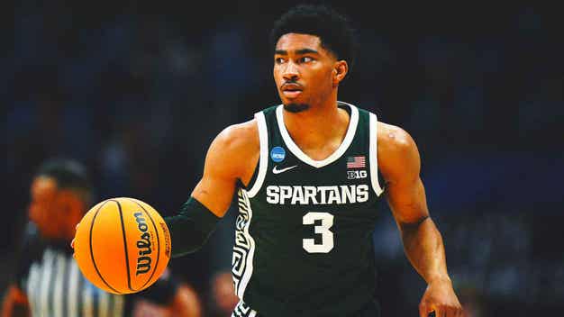 Jaden Akins powers Michigan State in 81-57 opening victory over Monmouth