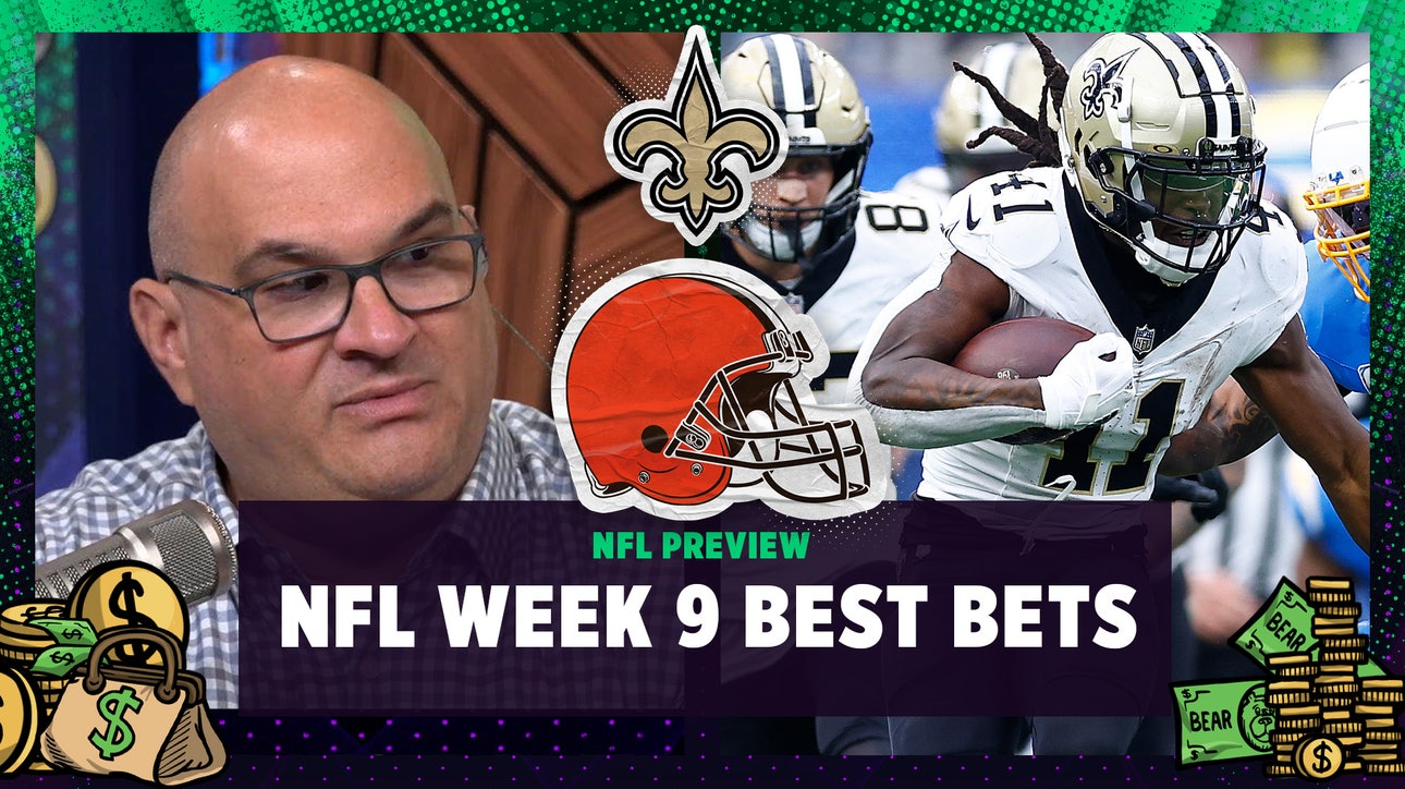 New Orleans Saints and Cleveland Browns are the BEST BETS in Week 9 of the NFL